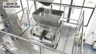 Automatic vacuum weighing packing machine for coffee beans,  rice, pulses, cereal