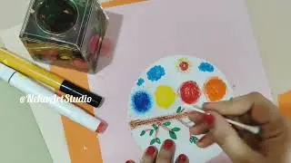 How to draw bird  drawing | fluffy bird drawing | Colourfull bird drawing simple 🕊️🐦