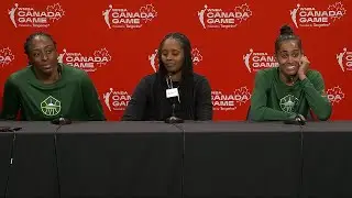 Интервью после матча WNBA Canada: Скайлар Диггинс, Ннека Огвумике, тренер Ноэль Куинн