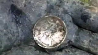(Metal detecting) Walking liberty half dollar a silver cross and a mercury dime (whites v3i)