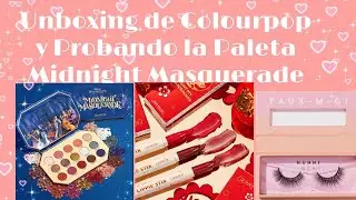 UNBOXING de Colourpop y Probando la Paleta Midnight Masquerade
