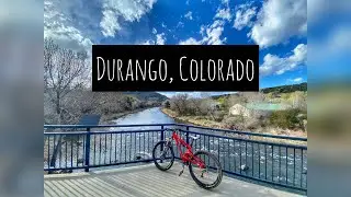 Beautiful Durango Colorado 🏔 Riding my bike on Durango River Trail