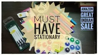 [Stationery Haul] Must have stationery Items || Amazon Great Indian Sale 2021 || 🎨 @AmazonIndia