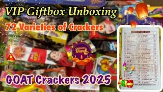 VIP Giftbox Unboxing | Sivakasi Crackers 2025 | GOAT Crackers 2025 #sivakasi #crackers