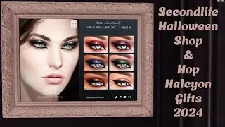 Secondlife Halloween Shop & Hop Halcyon Gifts & 800L$ Giftcards 2024