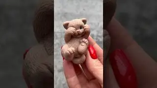 Cute Kitty 🐱 #saponellimolds #soap #soapmaking #cat #handmade #art #diy #shorts
