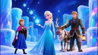 Frozen: The Frozen Labyrinth Challenge ❄️ Enchanted Kids Story #fizzyfuns