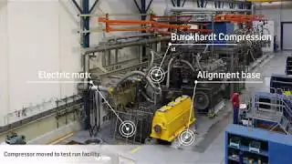 Burckhardt Compression Time Lapse of Compressor Overhaul