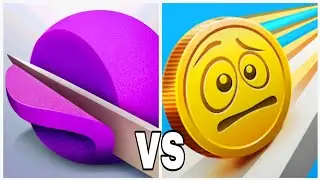 Coin Rush vs ASMR Slicing - All Max Level Math Games New Update 