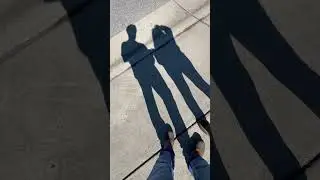 Figures creating shadows #Shadow #ShadowFigures #Sunny #Shady #darkfigure #shade #art #dance