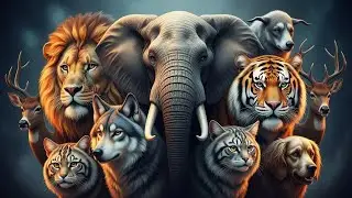🐾AI animal action #DreamScreenAI #aicartoon