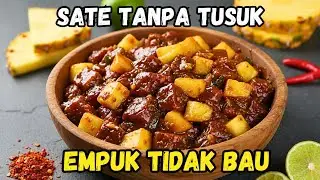 RESEP SATE KAMBING EMPUK DAN TIDAK BAU | SATE TANPA TUSUK