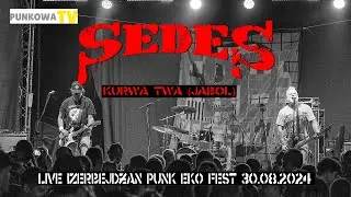 Sedes - Kurwa twa (jabol) - live Izerbejdżan Punk Eko Fest 30.08.2024