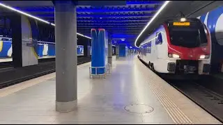 Bahnverkehr am Zürcher Flughafen (30.12.2024)