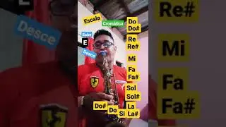 escala crom&aacute;tica sax alto