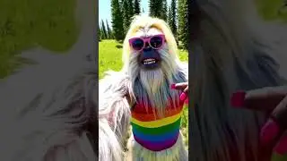 Barry Bigfoot here! Omg my first vlog! #aivlog #bigfootvlogs #veo3 #barrybigfoot #yetivlogs