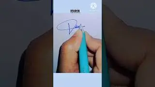 Vikash name stylish signature #vikash signature style #vikash name writing #calligraphy #ytshorts