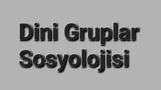 Dini Gruplar Sosyolojisi/Abone Destek/