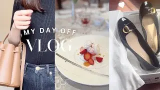 【休日vlog】｜Poleneバッグでお出かけ｜購入品紹介 誕生月はいつも以上にご褒美を｜