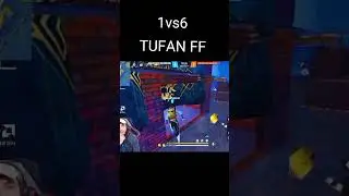 Tufan ff 1vs6😱 Nonstop Gaming 🔴Live Free Fire Max #shorts