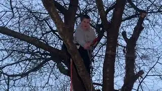 TREE CLIMBING using a Single Rope Technique SRT