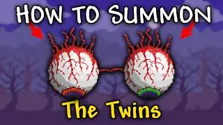 How to Summon The Twins in Terraria | How to Spawn Twins Terraria