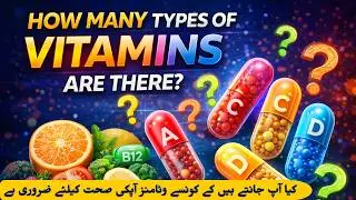 How Many Types of Vitamins Are There? | Complete Vitamin Guide | in Urdu/Hindi