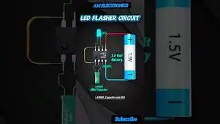 LED FLASHER CIRCUIT #shorts#flasher#circuit#viral#trending#ai#electronic#new