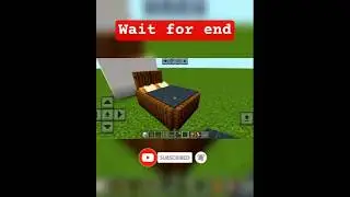 Minecraft: bed design tutorial /#minecraft