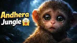 Andhera Jungle Me Kya Tha? 😱 | Bunty Monkey Suspense Story