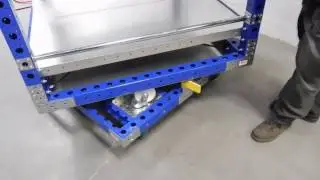 Rotating Shelf Cart 50 inch | FlexQube | Heavy-Duty & Flexible Material Handling