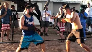LOS ANGELES BOXER vs  WEREWOLF MMA !! Cool Fight !!!
