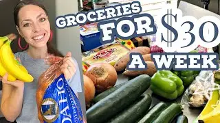 WHAT I BUY BUDGETING FOR $30 A WEEK ON GROCERIES | Vegan Grocery Haul | Financial Freedom