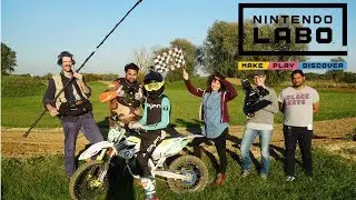 WOW !! I MADE A DIRT BIKE VIDEO WITH NINTENDO LABO !!