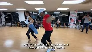 Intermediate Salsa Dancing Footwork & Partner Combination | EJ Santana Dance Class