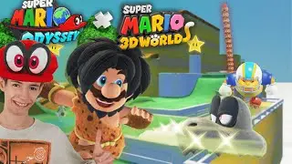 Super Bell Hill (Mario 3D World) in Mario Odyssey | 19 NEW Stars