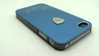 Ferrari Style Aluminum iPhone 5 Case Black.avi