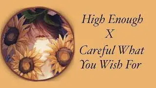 High Enough x Careful What You Wish For mashup edit audio