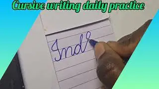 Name writing in cursive for beginners#learncursivewriting#modernname#calligraphy#beginnerguide#video