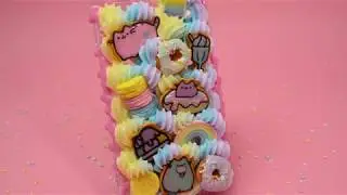Pusheen Decoden Case | Handmade Polymer Clay Phone Case