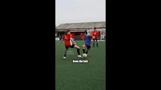 Take Your First Touch AWAY From Defenders ✅