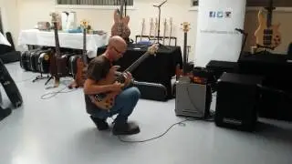 Paul Herman playing fretless Wal Mk 2 at Basschat South East Bass Bash 2016