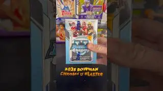 🔥 2025 Bowman Chrome U Football Blaster Box UNBOXING! | College Football Chrome Hits 🏈
