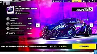 Asphalt Legends Unite | Nissan 370Z Neon Edition | Car 4 Star (Max) | Upgrade | Walkthrough 2024