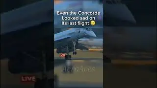 Concordes last flight 😢✈️ credits: @ItzMajorAviation #lastflight #concorde #aviation