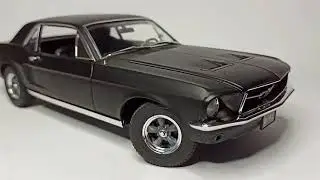 Ford Mustang Coupe 1967 Creed Модель 1:18 Черный матовый
