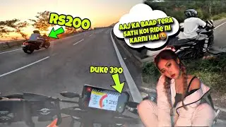 Street Racing Duke390 vs Rs200 || Extreme Road Rage 😭