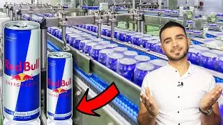 جولة في مصانع مشروبات الطاقة😵من شو مصنوعة! صدمة😱