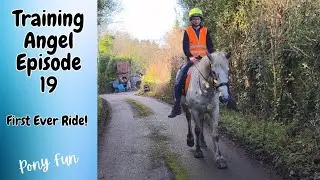 Our Very First Ride - Training Angel our Appaloosa X Cob Mare - Episode 19  ‼️| Pony Fun