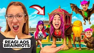 REAGI AOS BRAINROTS DA EMILY VICK E OS OUTROS ROSA